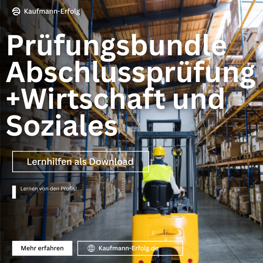 Fachkraft Lagerlogistik – Abschlussprüfung + WiSo BUNDLE | Komplettpaket