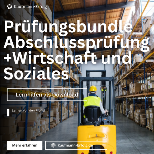 Fachkraft Lagerlogistik – Abschlussprüfung + WiSo BUNDLE | Komplettpaket