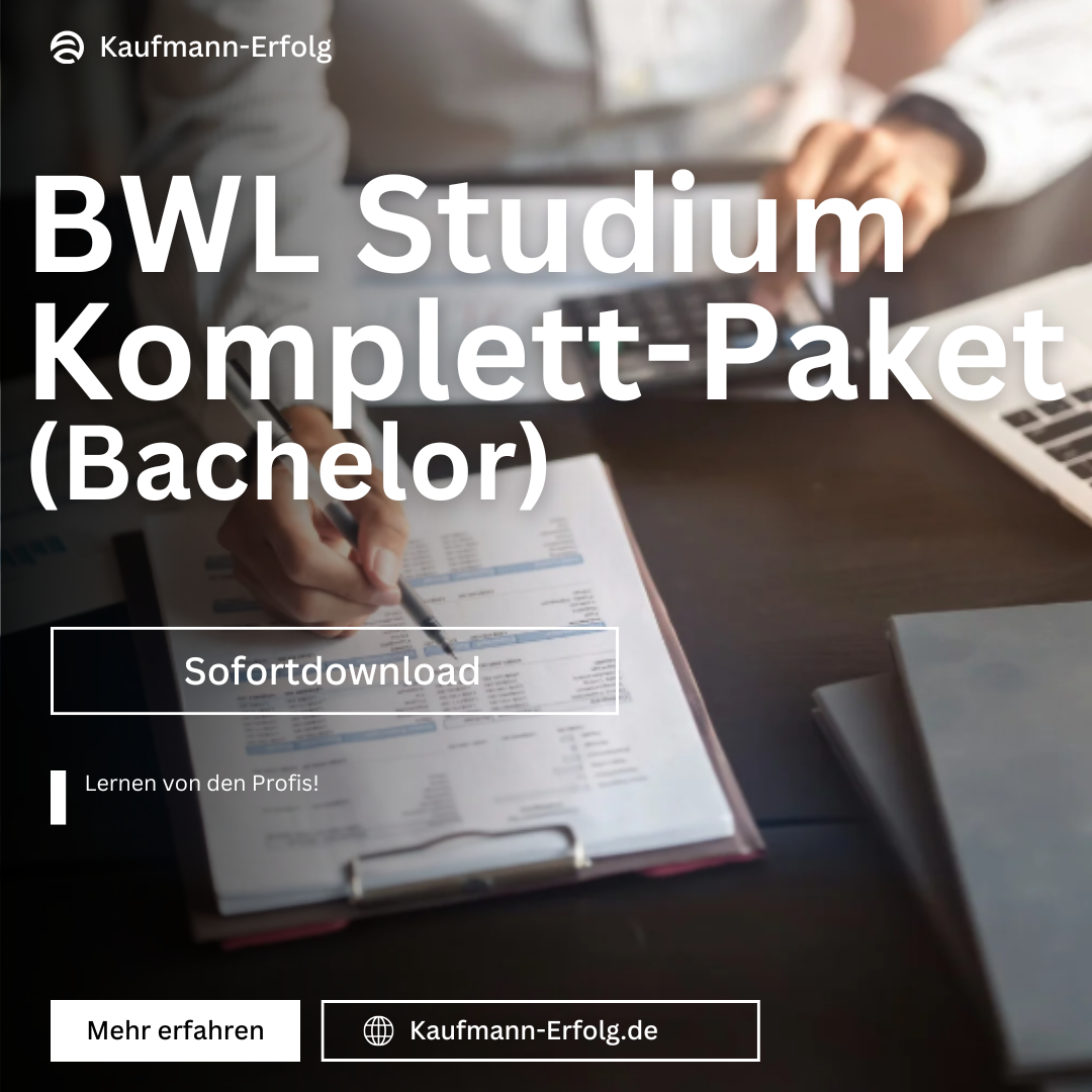 BWL-Studium KomplettPaket - Bachelor (Sofortdownload)