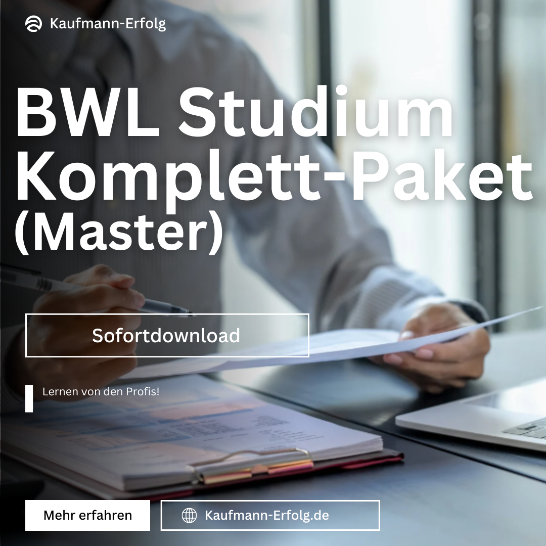 BWL-Studium KomplettPaket - Master (Sofortdownload)