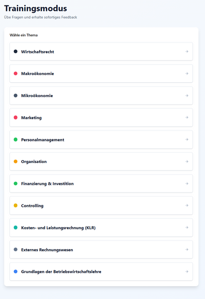 LernApp Betriebswirtschaftslehre Studium Bachelor/Master